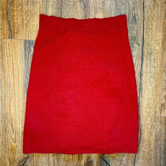 Free People Mod Wrap Skirt in Wine - Picture 10 of 14